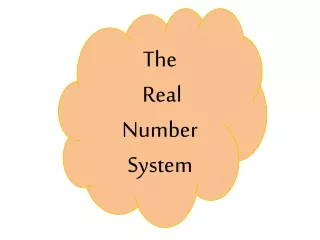 The  Real  Number  System