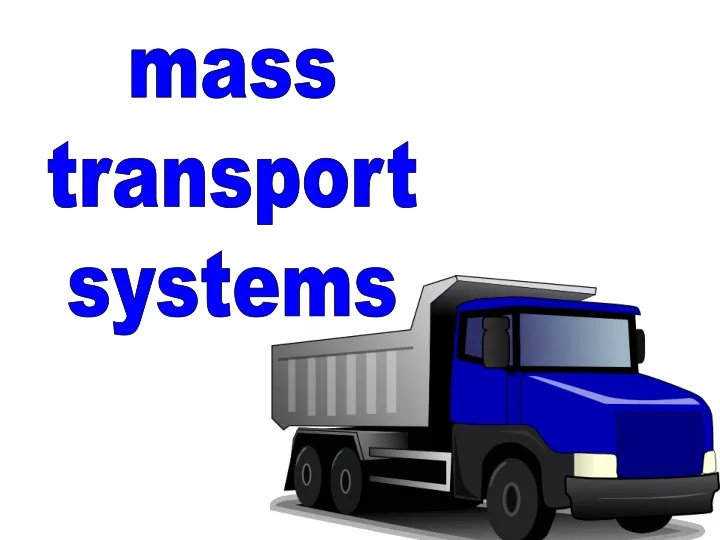 mass transport systems