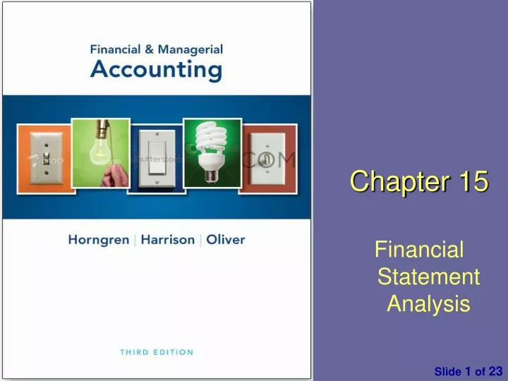 chapter 1 5 financial statement analysis