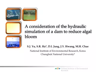 A consideration of the hydraulic simulation of a dam to reduce algal bloom