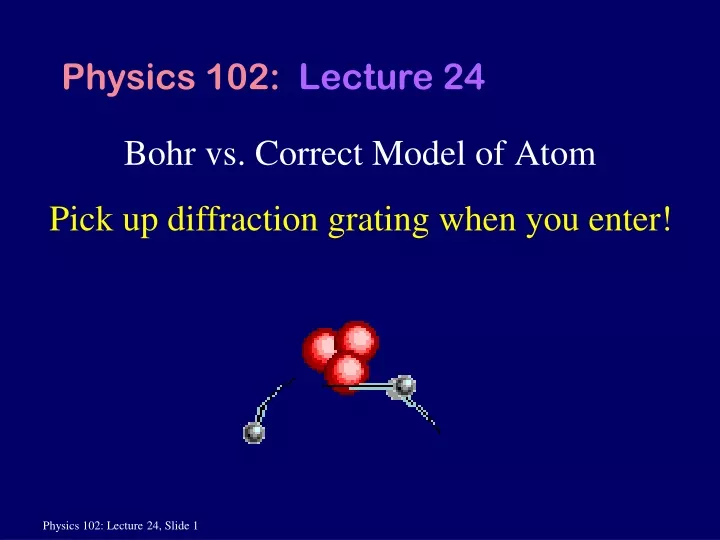 bohr vs correct model of atom