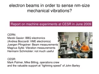 electron beams in order to sense nm-size mechanical vibrations?