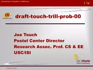 draft-touch-trill-prob-00