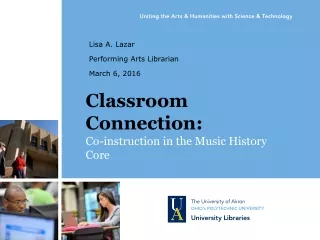 Classroom Connection: Co-instruction in the Music History Core