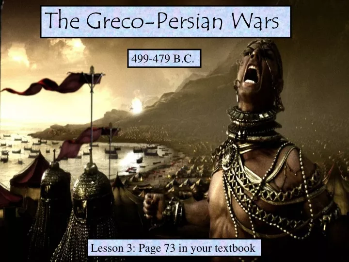 the greco persian wars