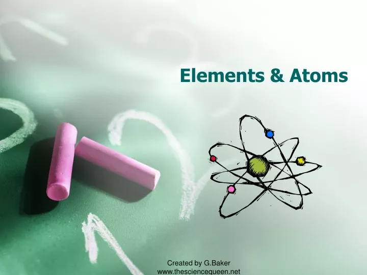 elements atoms