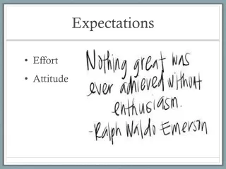 Expectations