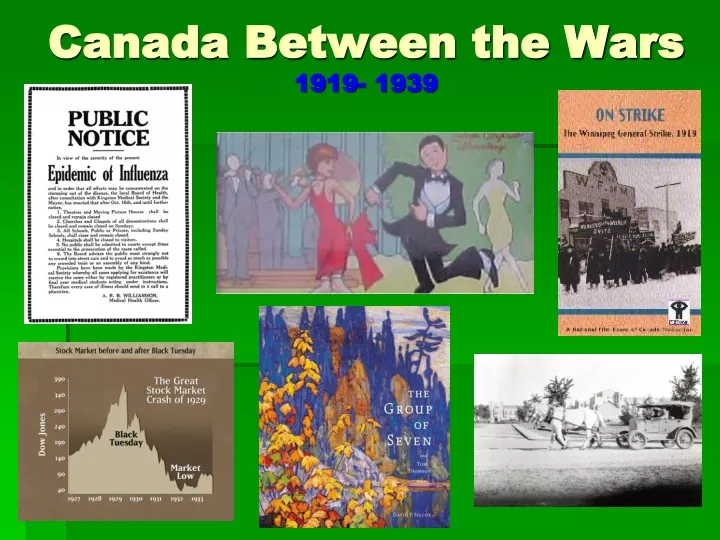 canada between the wars 1919 1939