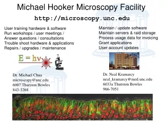 Michael Hooker Microscopy Facility