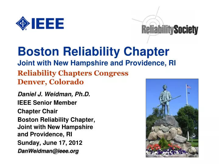 boston reliability chapter joint with new hampshire and providence ri