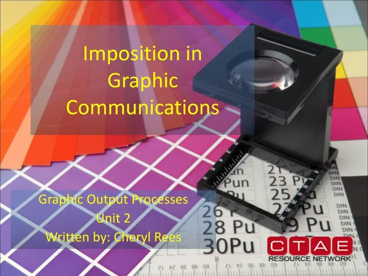 imposition in graphic communications