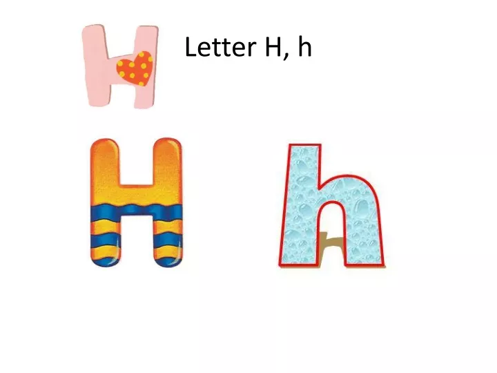 letter h h