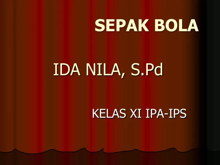 sepak bola