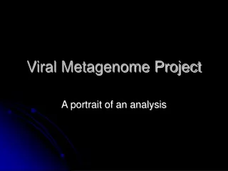 Viral Metagenome Project