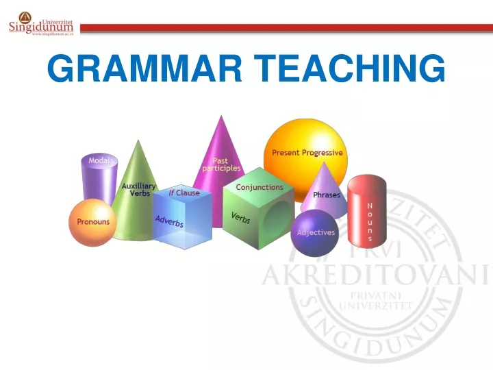 grammar teaching