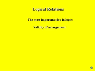 Logical Relations
