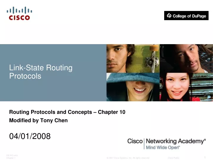 link state routing protocols