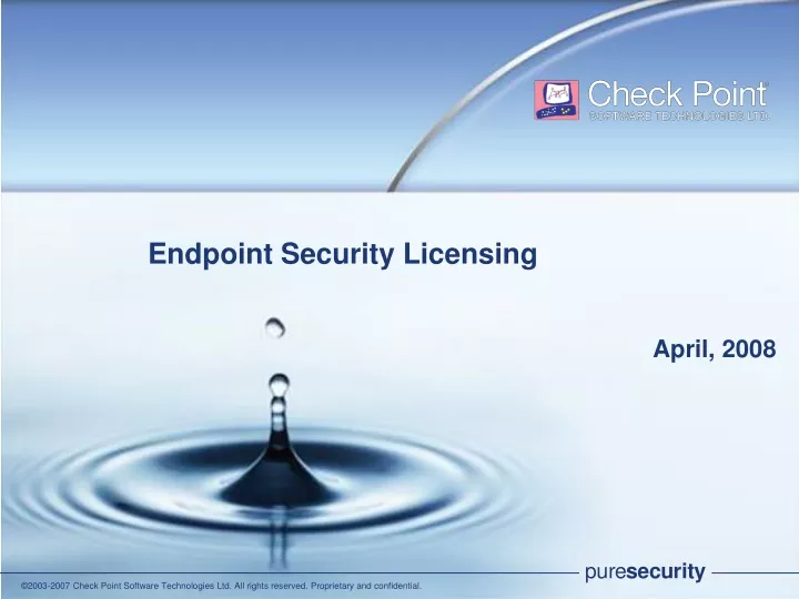 endpoint security licensing