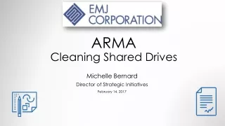 ARMA Cleaning Shared Drives