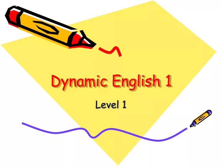 dynamic english 1