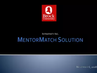 MentorMatch Solution