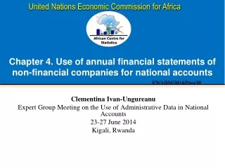 Chapter 4.  Use of annual financial statements of non-financial companies for national accounts