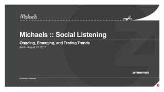 Michaels  ::  Social Listening