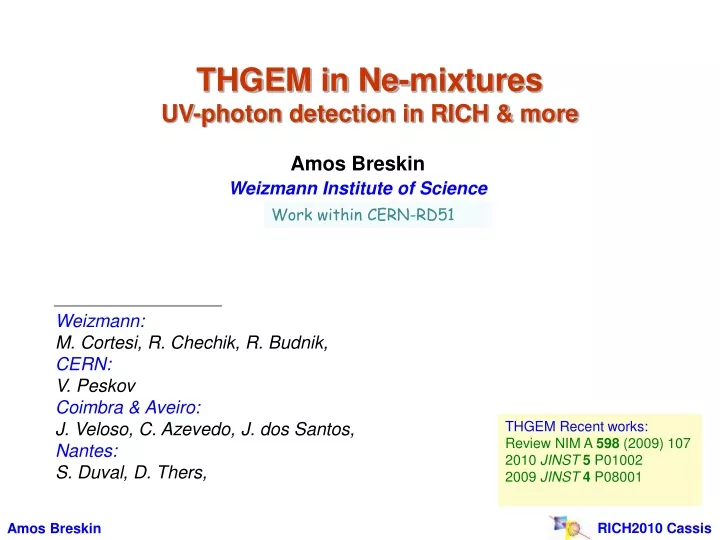 thgem in ne mixtures uv photon detection in rich