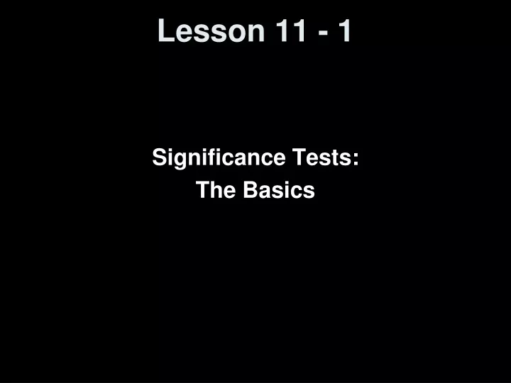 lesson 11 1