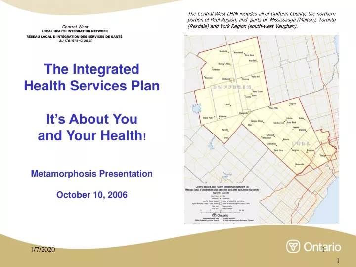 the integrated health services plan it s about you and your health