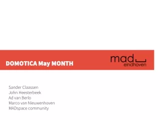 DOMOTICA May MONTH