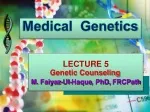 PPT - Genetic Counseling PowerPoint Presentation, free download - ID ...