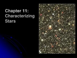 Chapter 11: Characterizing Stars