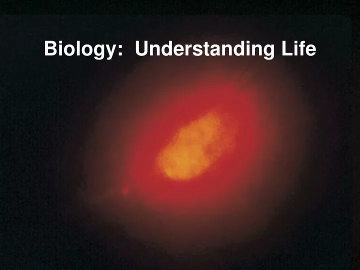biology understanding life