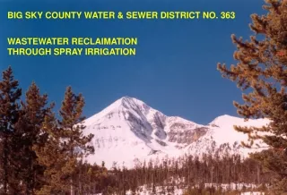 BIG SKY COUNTY WATER &amp; SEWER DISTRICT NO. 363