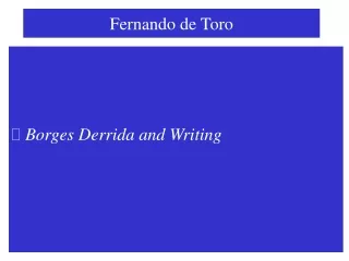 Fernando de Toro