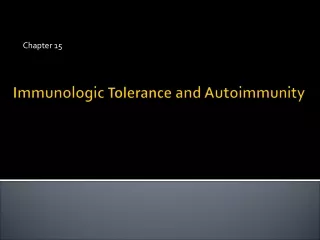 Immunologic  Tolerance  and  Autoimmunity