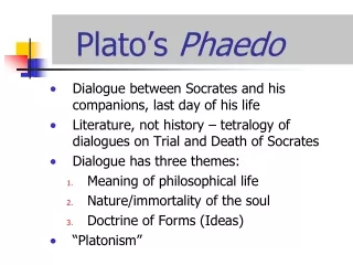 Plato’s  Phaedo