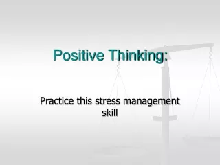 Positive Thinking: