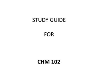 STUDY GUIDE  FOR