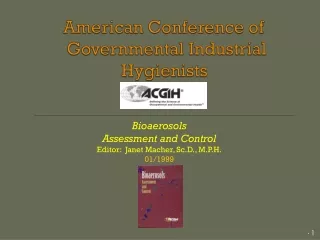 American Conference of  Governmental Industrial Hygienists