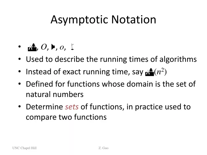 asymptotic notation