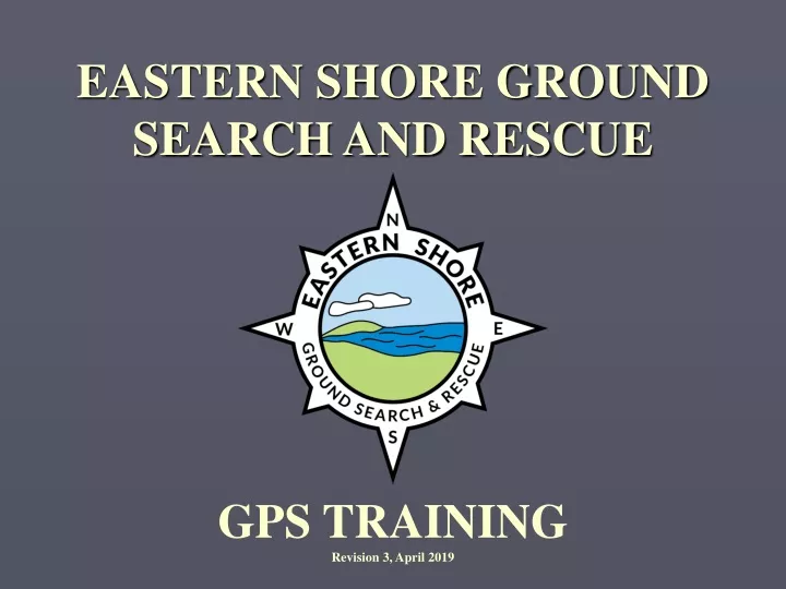 eastern shore ground search and rescue