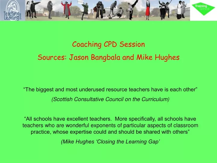 coaching cpd session sources jason bangbala