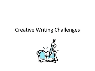 Creative Writing Challenges