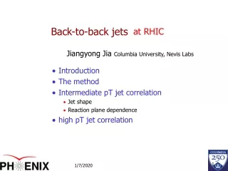 Back-to-back jets in PHENIX
