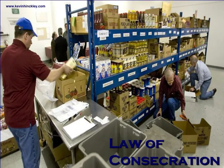 law of consecration