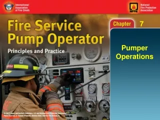 Pumper Operations