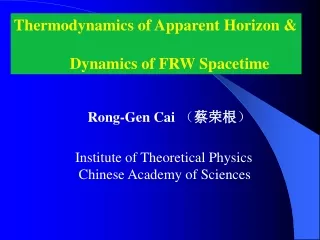 Thermodynamics of Apparent Horizon &amp;               Dynamics of FRW Spacetime