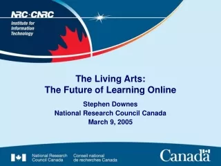 The Living Arts: The Future of Learning Online